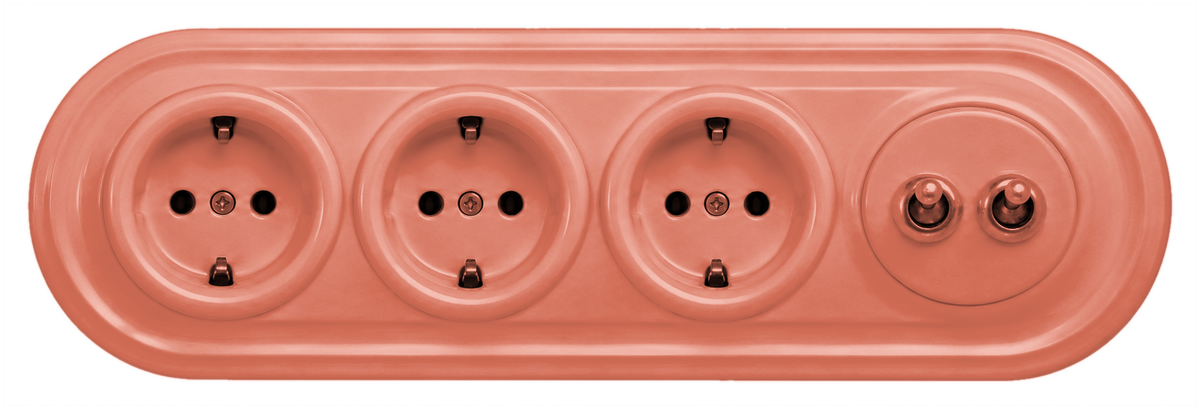Dolca Triple Sockets & Double Switch