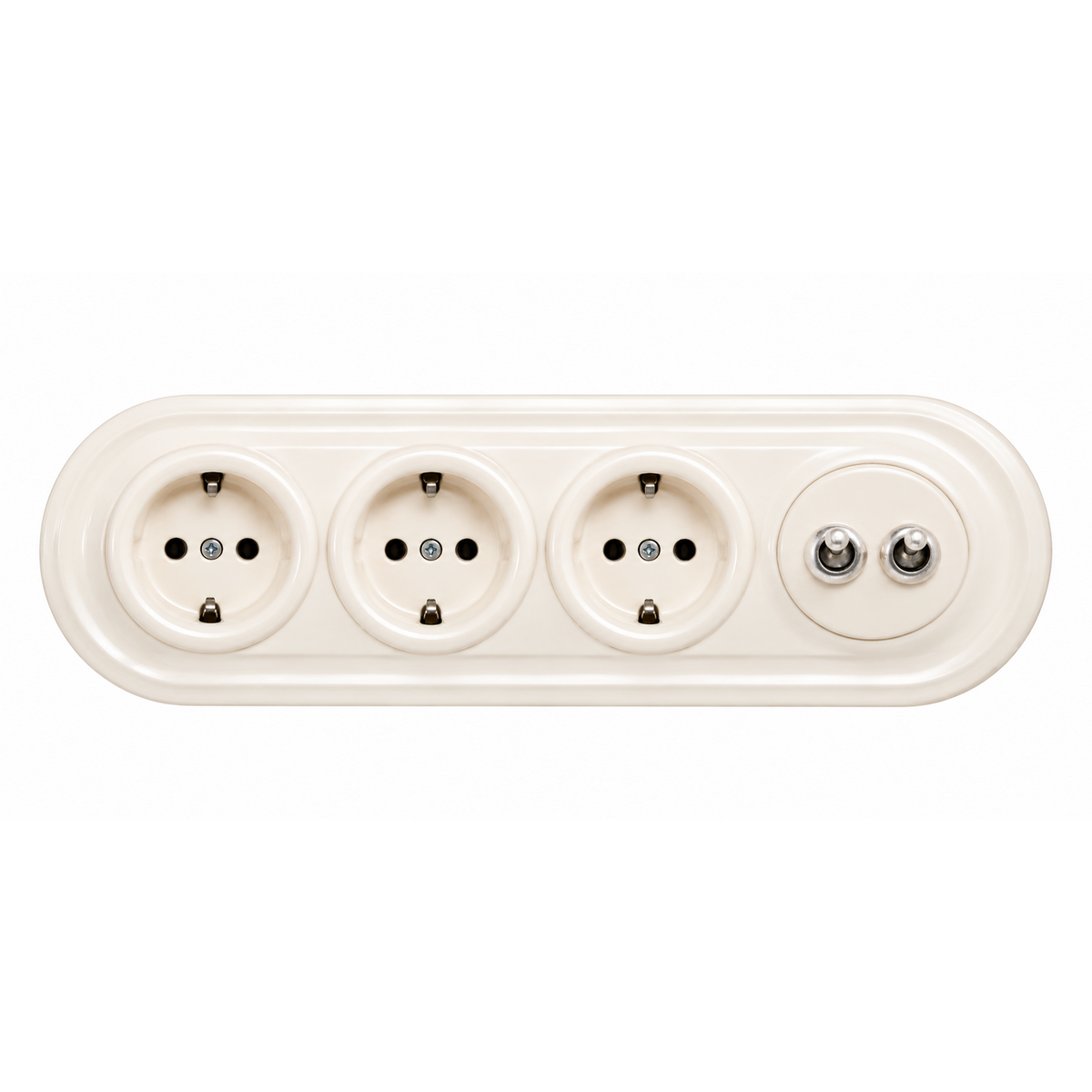 Dolca Triple Sockets & Double Switch